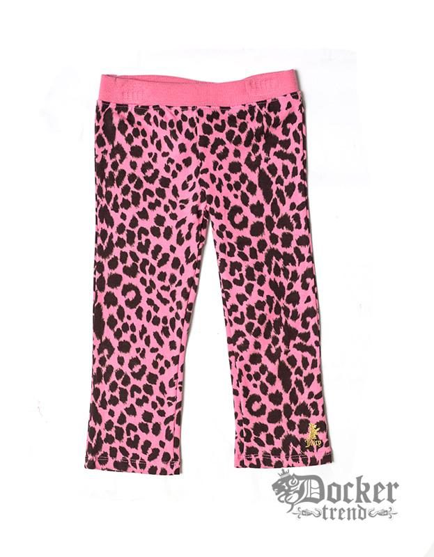 Комплект для девочки wht футболка д/р брюки pink леопард Juicy Couture 009464360