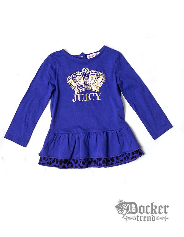 Комплект для девочки туника велюр Violet +легинсы Grey Juicy Couture 009473379