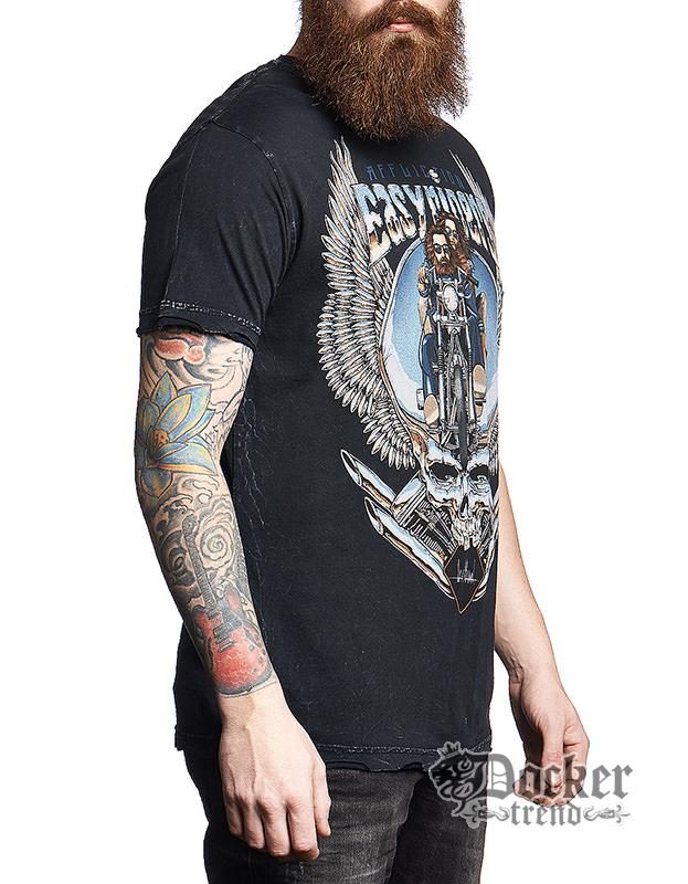 Футболка мужская Affliction A11584 blk