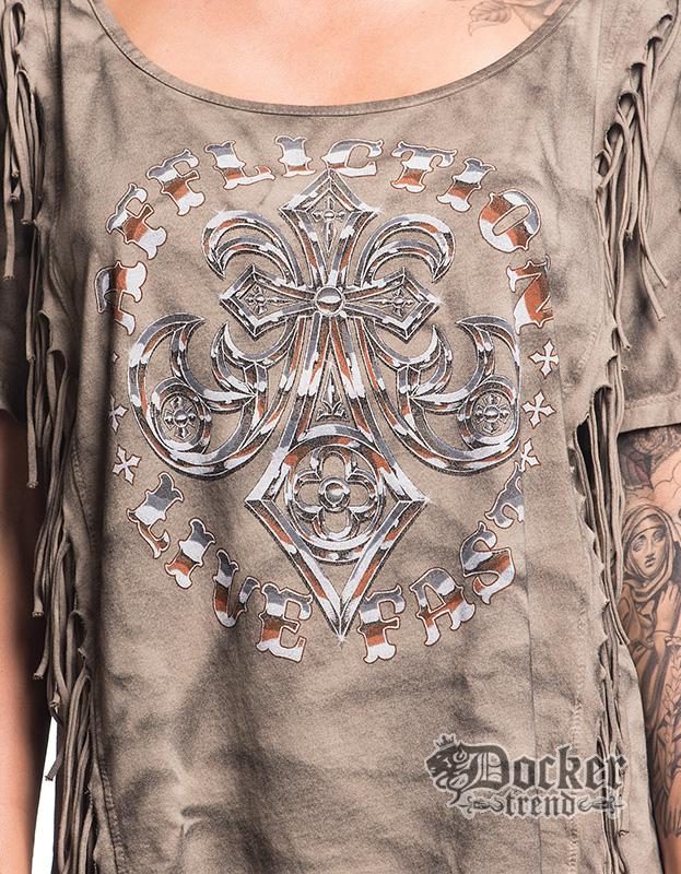 Футболка женская Affliction AW12176b