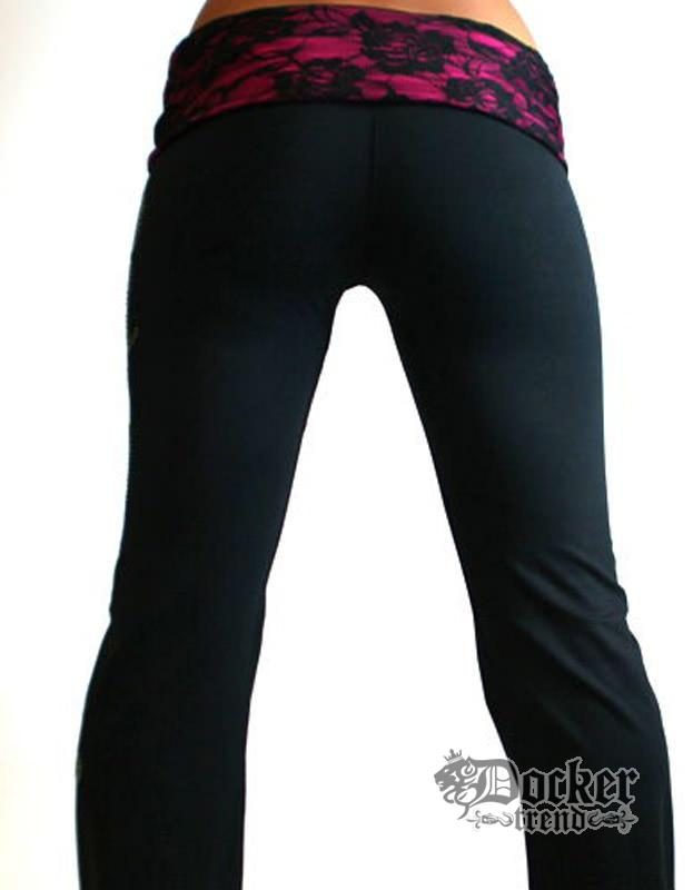 Спортивные штаны женские Rush Couture WLP-02_BLK.PINK