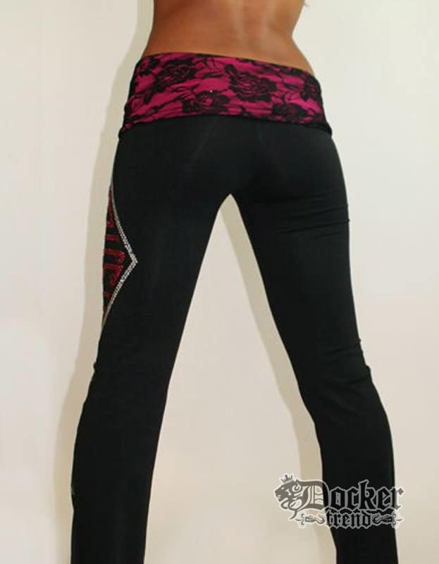 Спортивные штаны женские Rush Couture WLP_BLK.PINK
