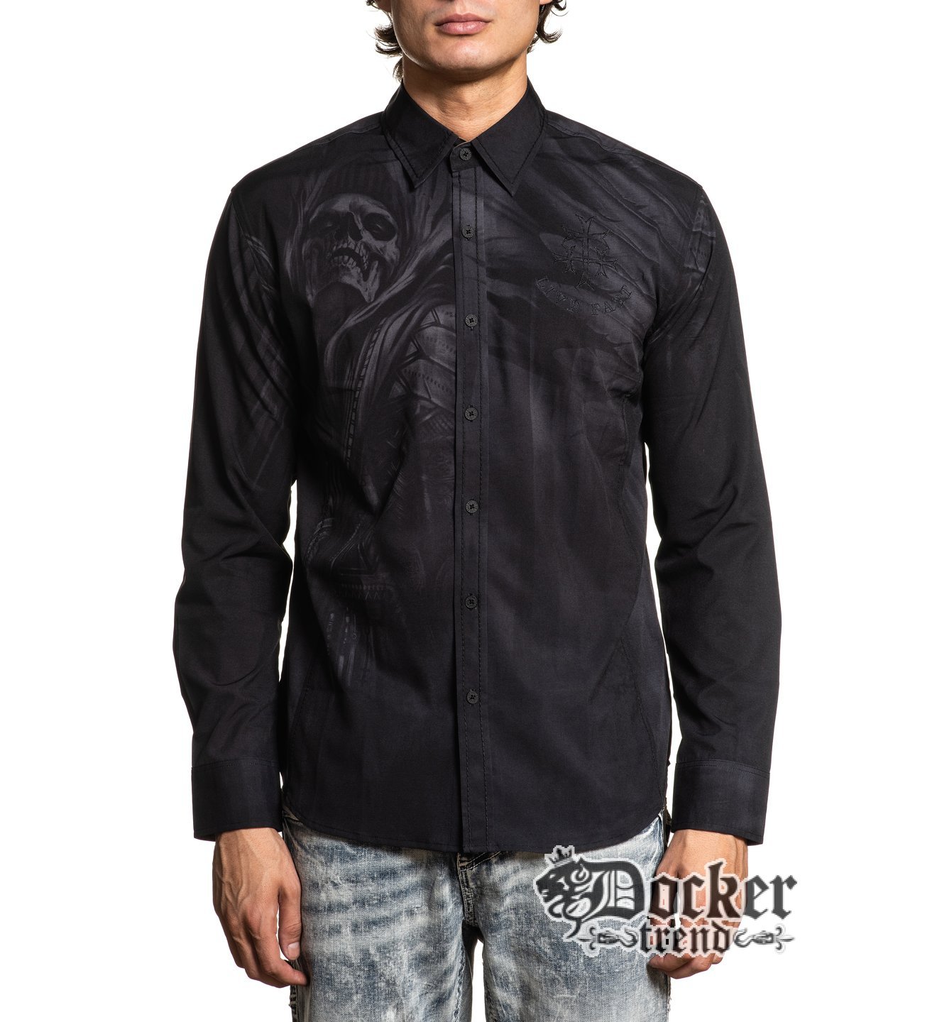 Рубашка мужская Affliction 110WV811