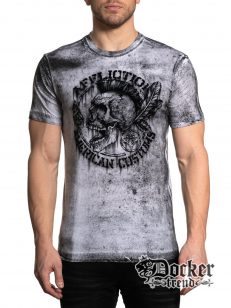 Футболка мужская Affliction AC Native Petrol A22395